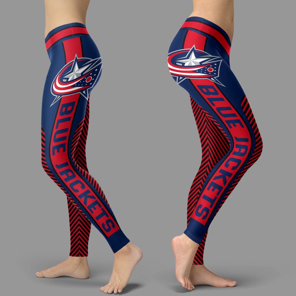 NHL Columbus Blue Jackets Leggings V1