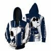 NFL New England Patriots Snoopy Zip Up Hoodie
