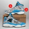NFL Carolina Panthers Custom Name Number Air Jordan 13 Shoes V2