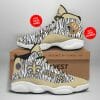 NFL New Orleans Saints Custom Name Number Air Jordan 13 Shoes V2