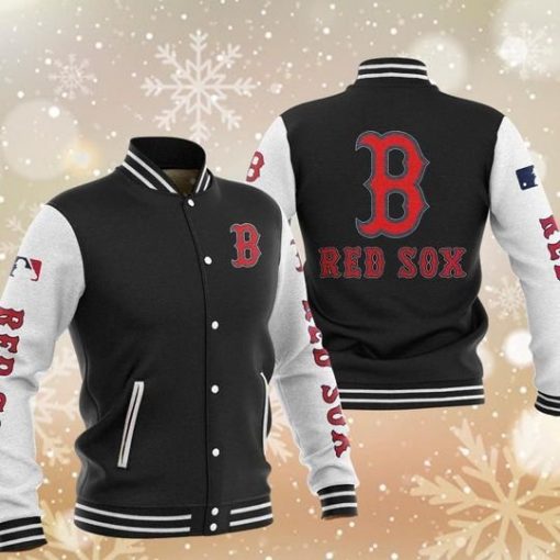 MLB Boston Red Sox Black Baseball Jacket