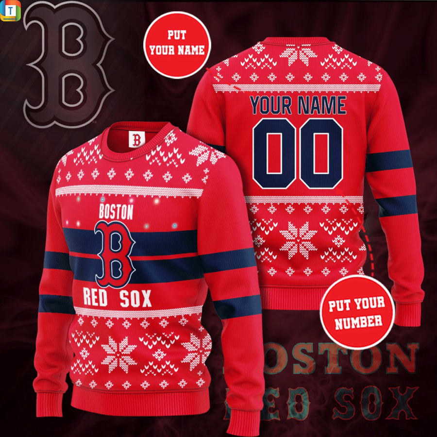 red sox ugly sweater