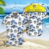 Leeds United Coconut Tree Hawaiian Shirt