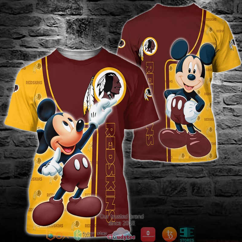 NFL Washington Redskins Mikey Mouse Edition T-Shirt NFL Washington Redskins Mikey Mouse Edition T-Shirt