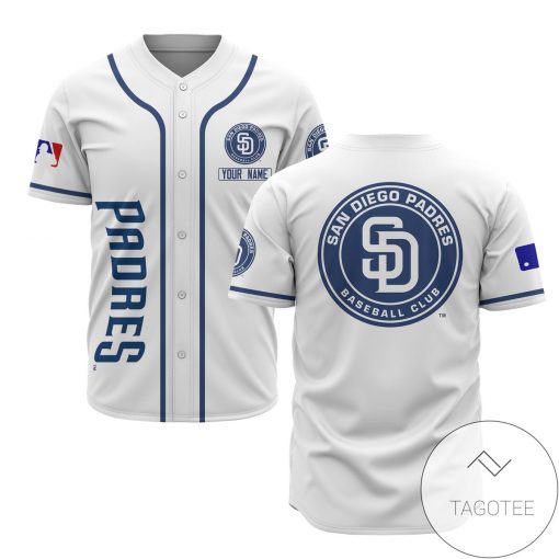 MLB San Diego Padres Custom Name Baseball Jersey V2