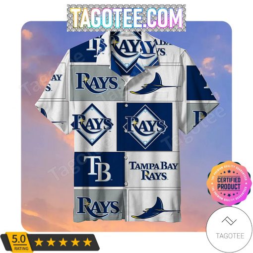 MLB Tampa Bay Rays Primary Logo Hawaiian Shirt