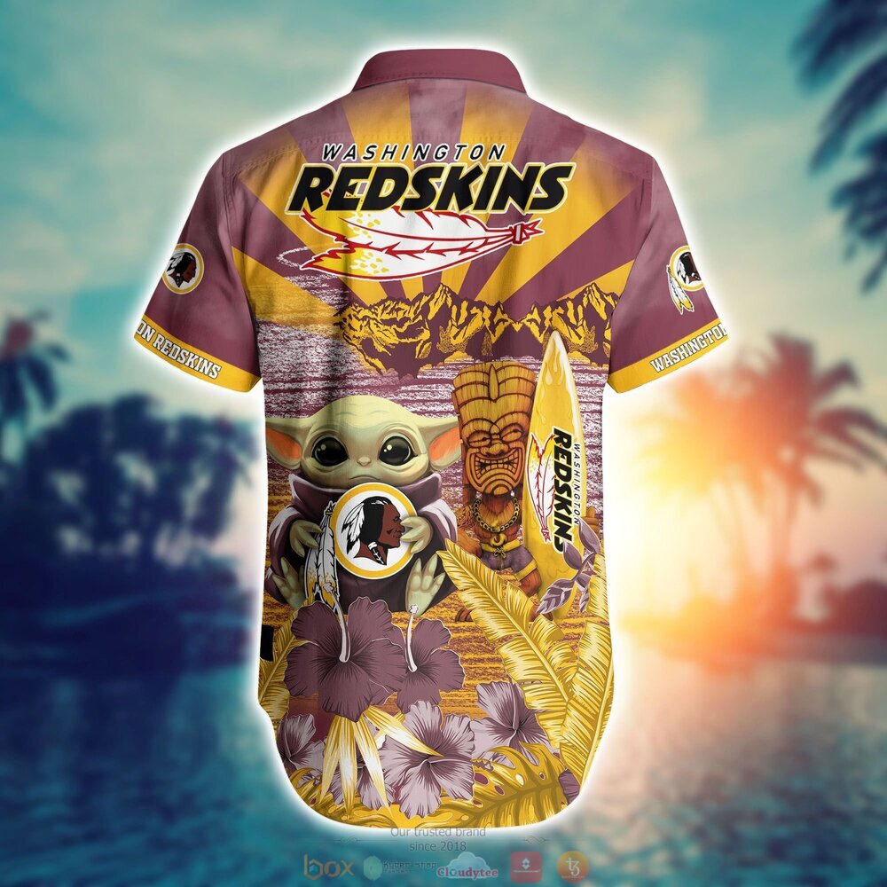 NFL Washington Redskins Baby Yoda Hawaiian Shirt