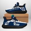 NFL Los Angeles Rams Dark Blue White Reze Sneakers