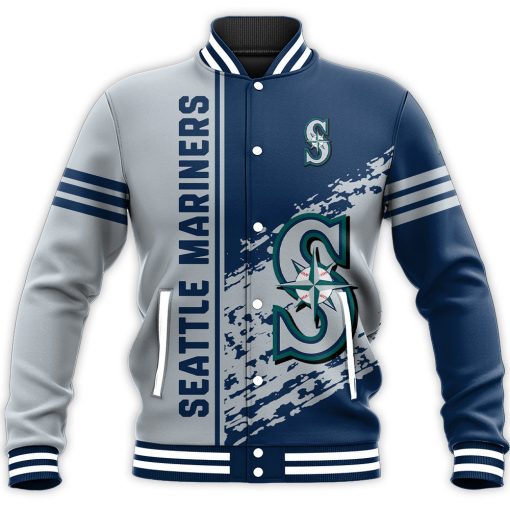 MLB Seattle Mariners Quarter Style Baseball Jacket