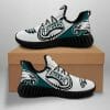 NFL Philadelphia Eagles White Green Reze Sneakers