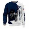 NFL New England Patriots Iron Maiden Halloween Sweatshirt