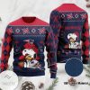 NFL New England Patriots Blue Red Ugly Sweater