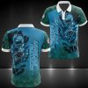 NFL Carolina Panthers Blue Camo Polo Shirt