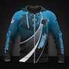 NFL Carolina Panthers Blue Black Zip Up Hoodie V2