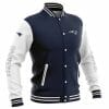 NFL New England Patriots Dark Blue Basic Baseball Jacket