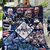 NFL New England Patriots Legends Quilt Blanket V4