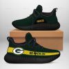 NFL Green Bay Packers Green Yellow Go Pack Go Reze Sneakers