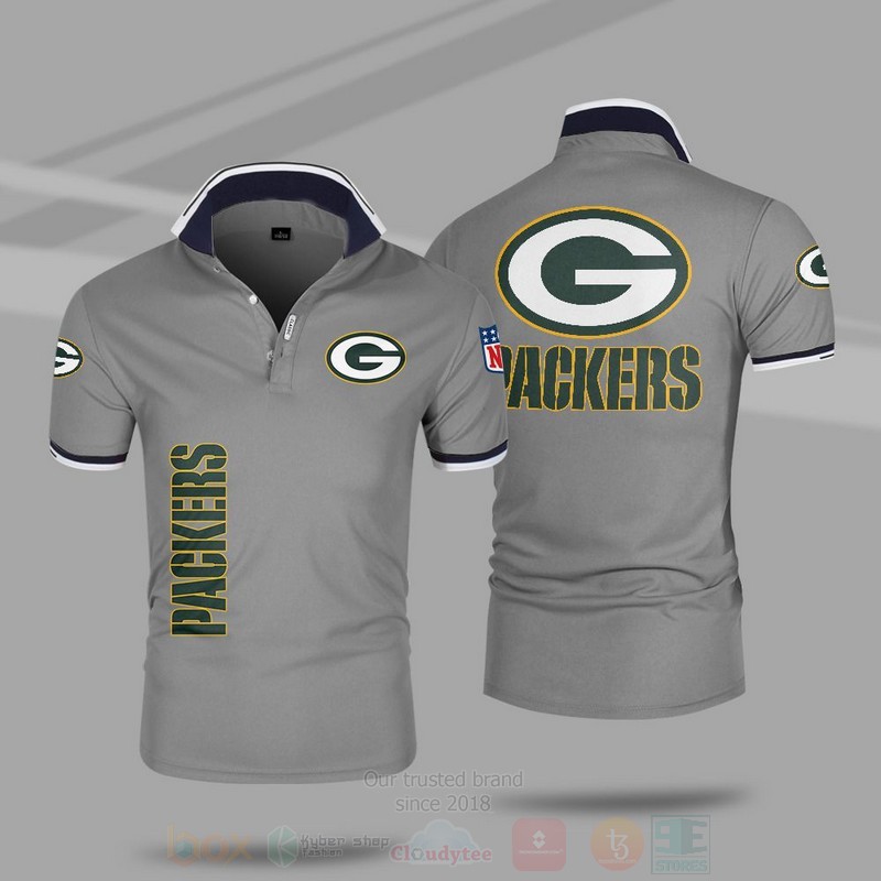 NFL Green Bay Packers Best Grey Limited Polo Shirt NFL Green Bay Packers Best Grey Limited Polo Shirt