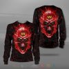 NFL Washington Commanders Red Skull Fire Unisex Sweatshirt
