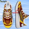 NFL Washington Commanders Custom Name Brown Yellow Reze Sneakers