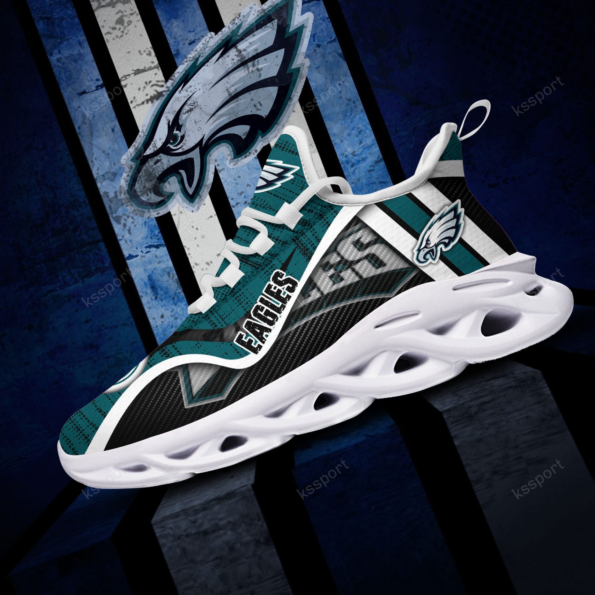 NFL Philadelphia Eagles Green Black Max Soul Shoes NFL Philadelphia Eagles Green Black Max Soul Shoes