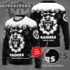 NFL Las Vegas Raiders Custom Name Ugly Christmas Sweater