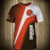NFL Cleveland Browns Orange White T-Shirt V2