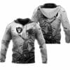 NFL Las Vegas Raiders Silver Limited Zip Up Hoodie