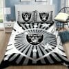 NFL Las Vegas Raiders Grey White Bedding Set