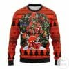 NFL Cleveland Browns Orange Ugly Christmas Sweater