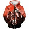 NFL Cleveland Browns Halloween Night Zip Up Hoodie