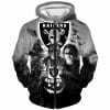 NFL Las Vegas Raiders Halloween Night Zip Up Hoodie