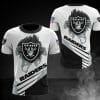 NFL Las Vegas Raiders White Black T-Shirt