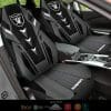 NFL Las Vegas Raiders Silver Black Car Seat Covers