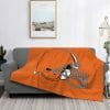 NFL Cleveland Browns Orange Fleece Blanket