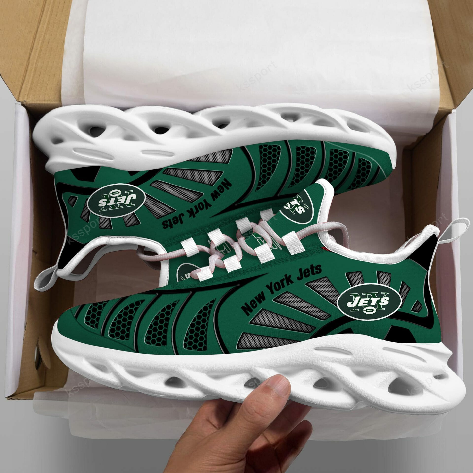 NFL New York Jets Green Max Soul Shoes NFL New York Jets Green Max Soul Shoes
