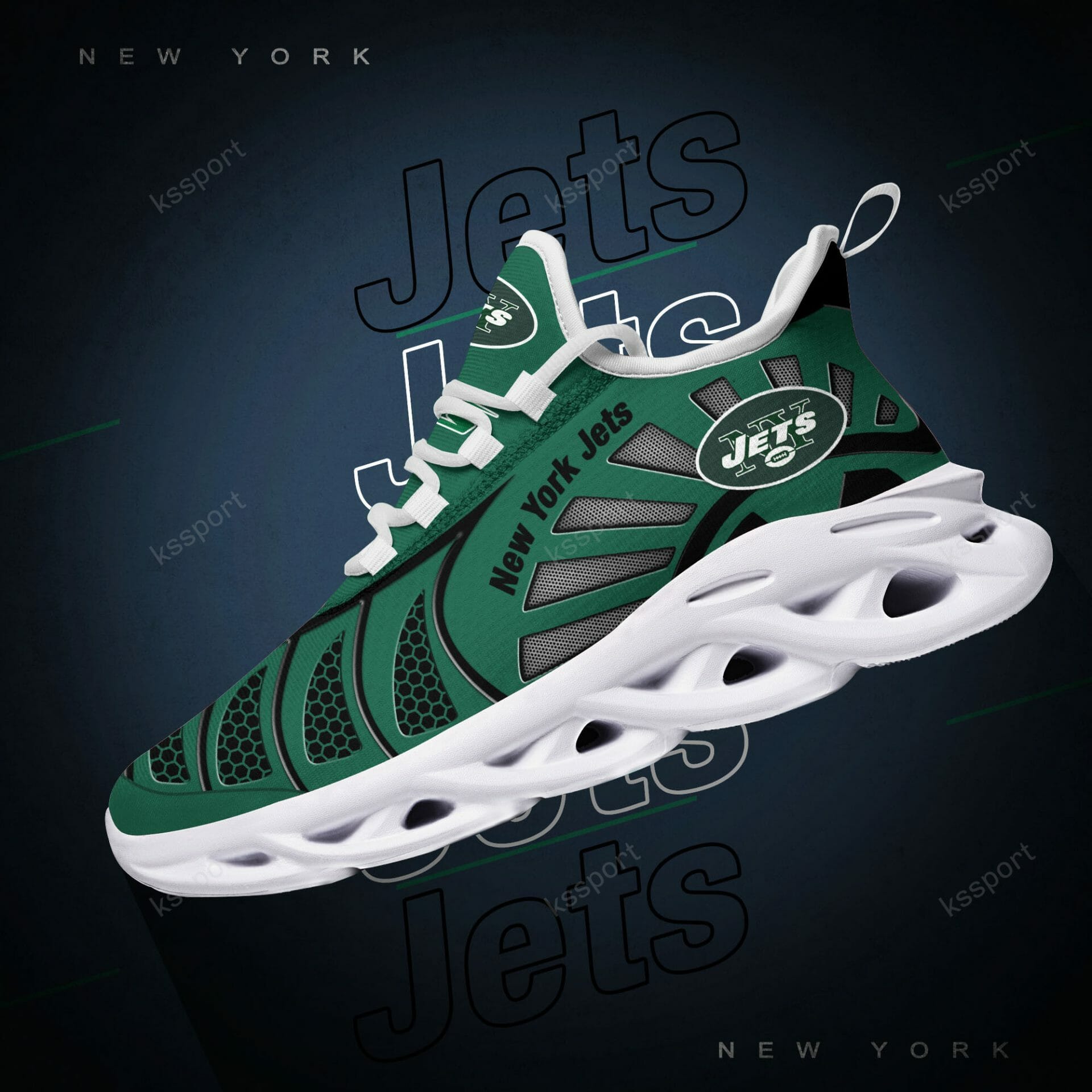 NFL New York Jets Green Max Soul Shoes NFL New York Jets Green Max Soul Shoes