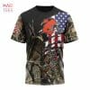 NFL Cleveland Browns Custom Name Number America Flag T-Shirt V2