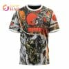 NFL Cleveland Browns Custom Name Number Hunter T-Shirt
