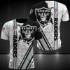 NFL Las Vegas Raiders Black White T-Shirt V2