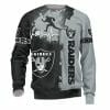 NFL Las Vegas Raiders Black Silver Sweatshirt