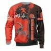 NFL Cleveland Browns Orange Sweatshirt