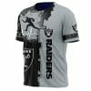 NFL Las Vegas Raiders Black Silver T-Shirt