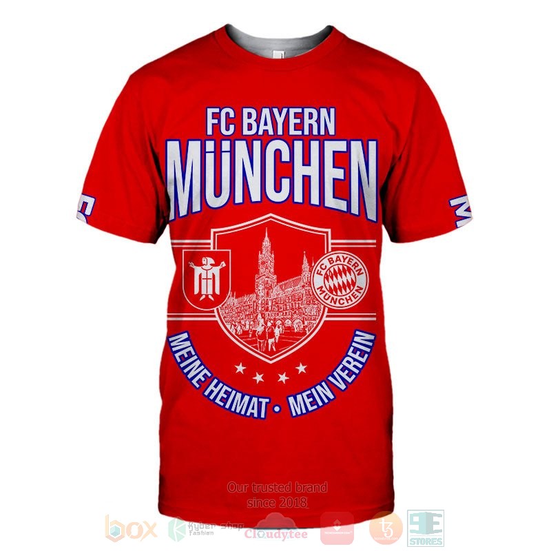 Bayern Munich Red Mia San Mia T-Shirt