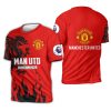 Manchester United Red Black Dragon T-Shirt