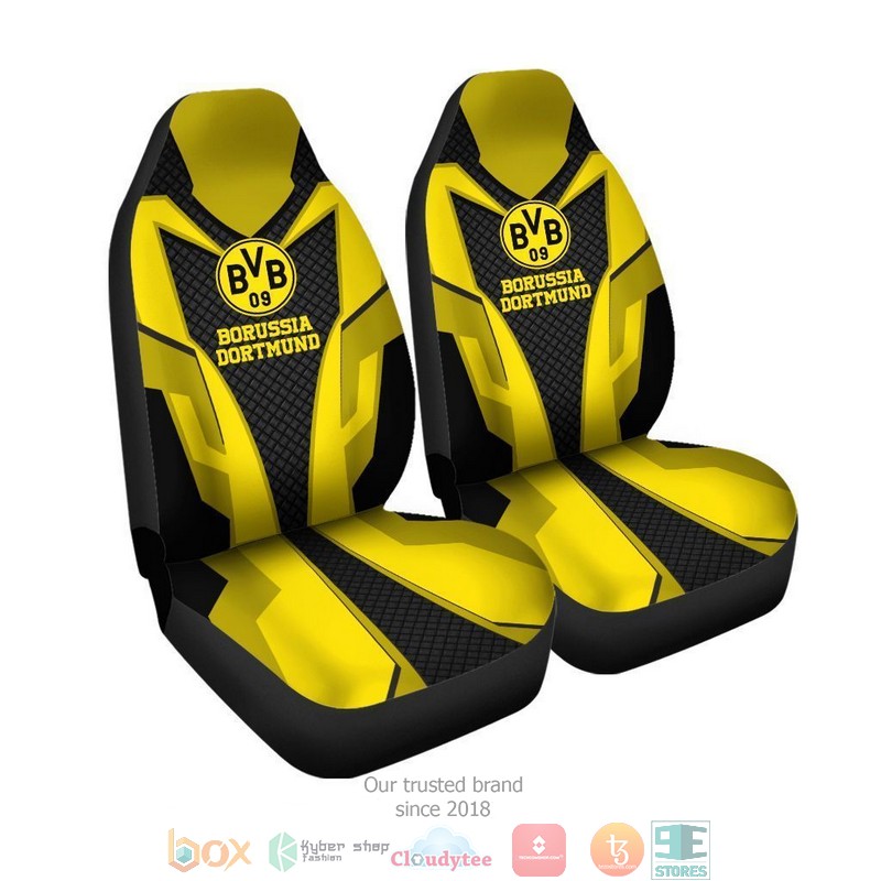 Borussia Dortmund Yellow Black Car Seat Covers Borussia Dortmund Yellow Black Car Seat Covers