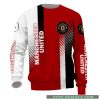 Manchester United Red White Sweatshirt V5