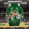 NBA Milwaukee Bucks Green All The Stars Pullover Hoodie V3