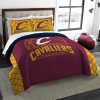 NBA Cleveland Cavaliers Wine Gold Est 1970 Bedding Set