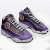 NBA Los Angeles Lakers Purple Black Air Jordan 13 Shoes V2